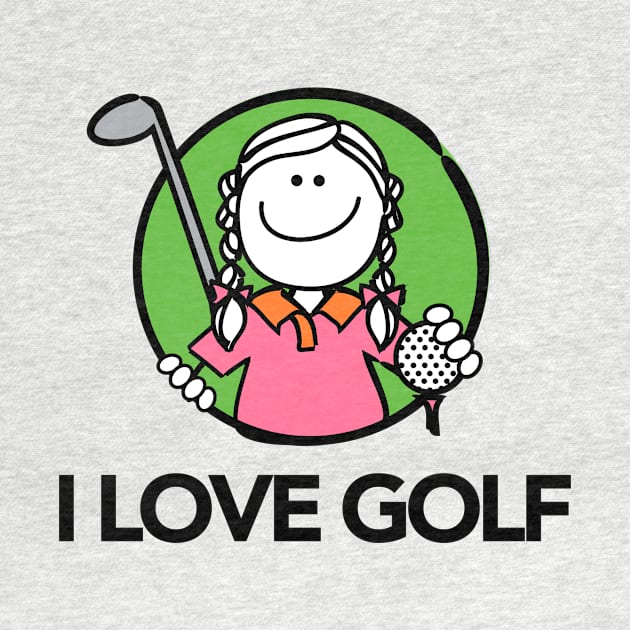 I Love Golf by MiCarita.com